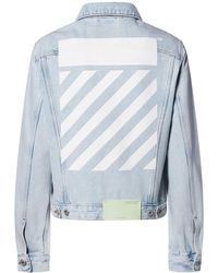 Lyst - Off-White denim jacket - Lyst Index Q3 2018