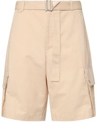 Jacquemus - Le Cargo Bermuda Cotton & Linen Shorts - Lyst