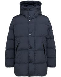 Stone Island - Short Nylon Down Parka - Lyst