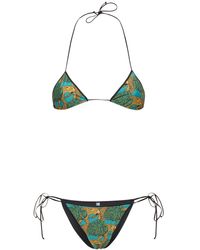 Reina Olga - Sam Printed Triangle Bikini - Lyst