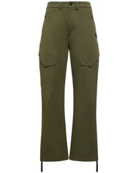 Moncler - Pantalon en gabardine de coton stretch - Lyst