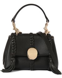 Chloé - Small Penelope Leather Top Handle Bag - Lyst