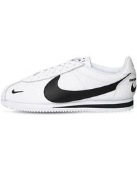 cortez shoes black and white