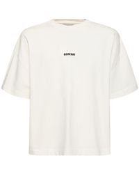 Bonsai - T-shirt oversize in cotone con logo - Lyst