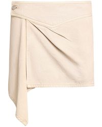 Isabel Marant - Junie Cotton Mini Skirt - Lyst