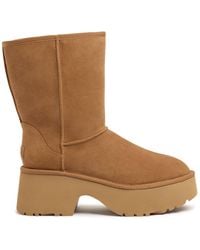 UGG - Classic Short New Height Suede Boots - Lyst