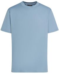Loro Piana - T-shirt à col ras-du-cou en jersey de coton - Lyst