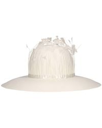 Borsalino - Fine Embellished Straw Panama Hat - Lyst