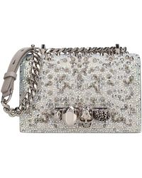 Alexander McQueen - Mini Jewelled Satchel Embellished Bag - Lyst