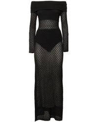 Posse - Minikleid Mit Strick-viskose "romy" - Lyst