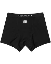 Balenciaga - Shorts Deportivos De Algodón Jersey Stretch - Lyst