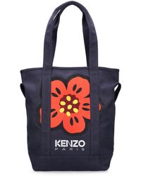 KENZO - Group Boke Embroidered Utility Tote Bag - Lyst