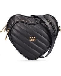 Gucci - Interlocking G Mini Heart Leather Bag - Lyst