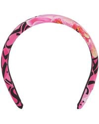 Versace - Silk Logo Headband - Lyst
