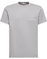 Comme des Garçons - T-shirt Aus Baumwolle Mit Logo - Lyst