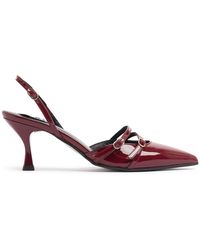Alohas - Damen 75Mm Hohe Lederpumps „Joelle“ - Lyst