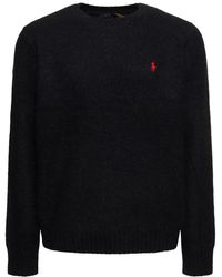 Polo Ralph Lauren - Pull-over en laine mélangée à logo - Lyst