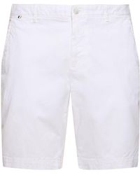 BOSS - Slice Stretch Cotton Shorts - Lyst