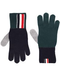 Thom Browne - Fun Mix Jersey Stitch Wool Gloves - Lyst