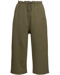 Hed Mayner - Compact Brushed Cotton Jersey Pants - Lyst
