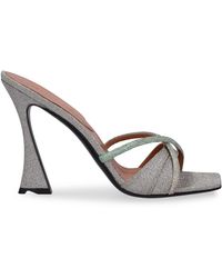 D'Accori - 100Mm Lust Glitter & Crystals Sandals - Lyst