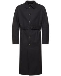 Bally - Cotton Blend Trench Coat - Lyst