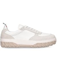 Thom Browne - Letterman Sneakers W/ Cable-knit Sole - Lyst