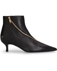 Anine Bing - 25Mm Jones Leather Ankle Boots - Lyst