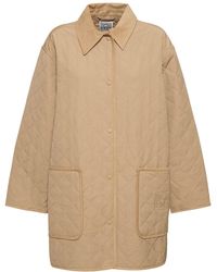 Totême - Quilted Organic Cotton Blend Barn Jacket - Lyst