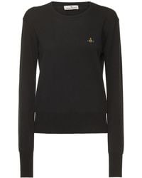 Vivienne Westwood - Bea Cotton & Cashmere Knit Logo Sweater - Lyst