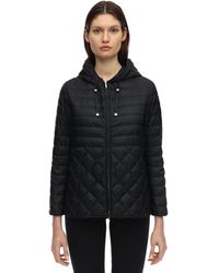 Max Mara Max Mara The Cube Hooded Down Jacket - Black