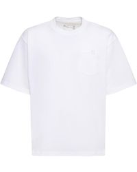 Sacai - T-shirt en jersey de coton - Lyst
