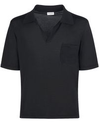 Saint Laurent - Cashmere Polo Shirt - Lyst