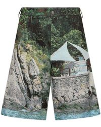 MSGM - バミューダパンツ - Lyst