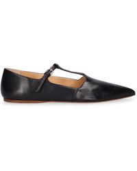 Gabriela Hearst - 5Mm Lola Leather Ballerina Flat - Lyst