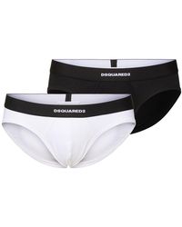 DSquared² - Hombre Pack De 2 Calzoncillos De Algodón Stretch - Lyst