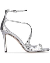 Jimmy Choo - Lvr Exclusive 95Mm Azia Leather Sandals - Lyst