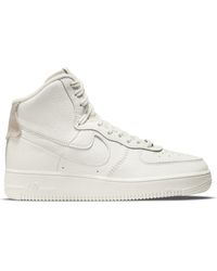Nike Zapatillas altas Air Force 1 - Blanco