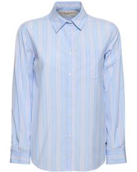 Weekend by Maxmara - Bahamas Striped Cotton Poplin Shirt - Lyst