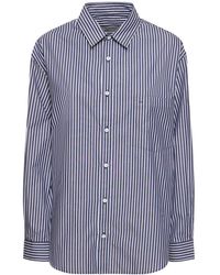 Matteau - Striped Organic Cotton Classic Shirt - Lyst