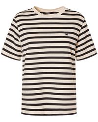 Weekend by Maxmara - Deodara Striped Cotton Jersey T-shirt - Lyst