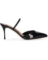 Sergio Rossi - 75Mm Patent Leather Slingback Pumps - Lyst