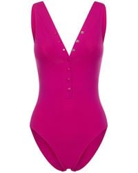 Eres - Icone One Piece V-neck Swimsuit - Lyst