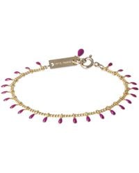 Isabel Marant - Bracelet avec perles en résine casablanca - Lyst