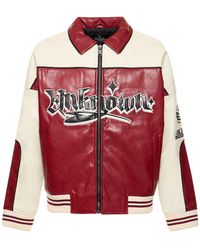 Unknown - Racing Team Faux Leather Jacket - Lyst