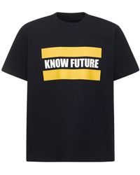 Sacai - T-shirt know future con stampa - Lyst