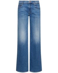 Mother - The Mid Rise Maven Sneak Wide Jeans - Lyst