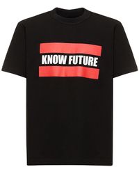 Sacai - Know Future Printed T-Shirt - Lyst