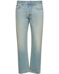 Valentino - Cotton Denim Regular Jeans - Lyst