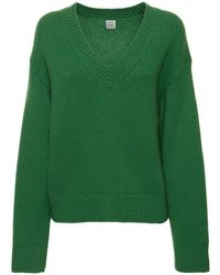 Totême - V-Neck Wool & Cashmere Sweater - Lyst